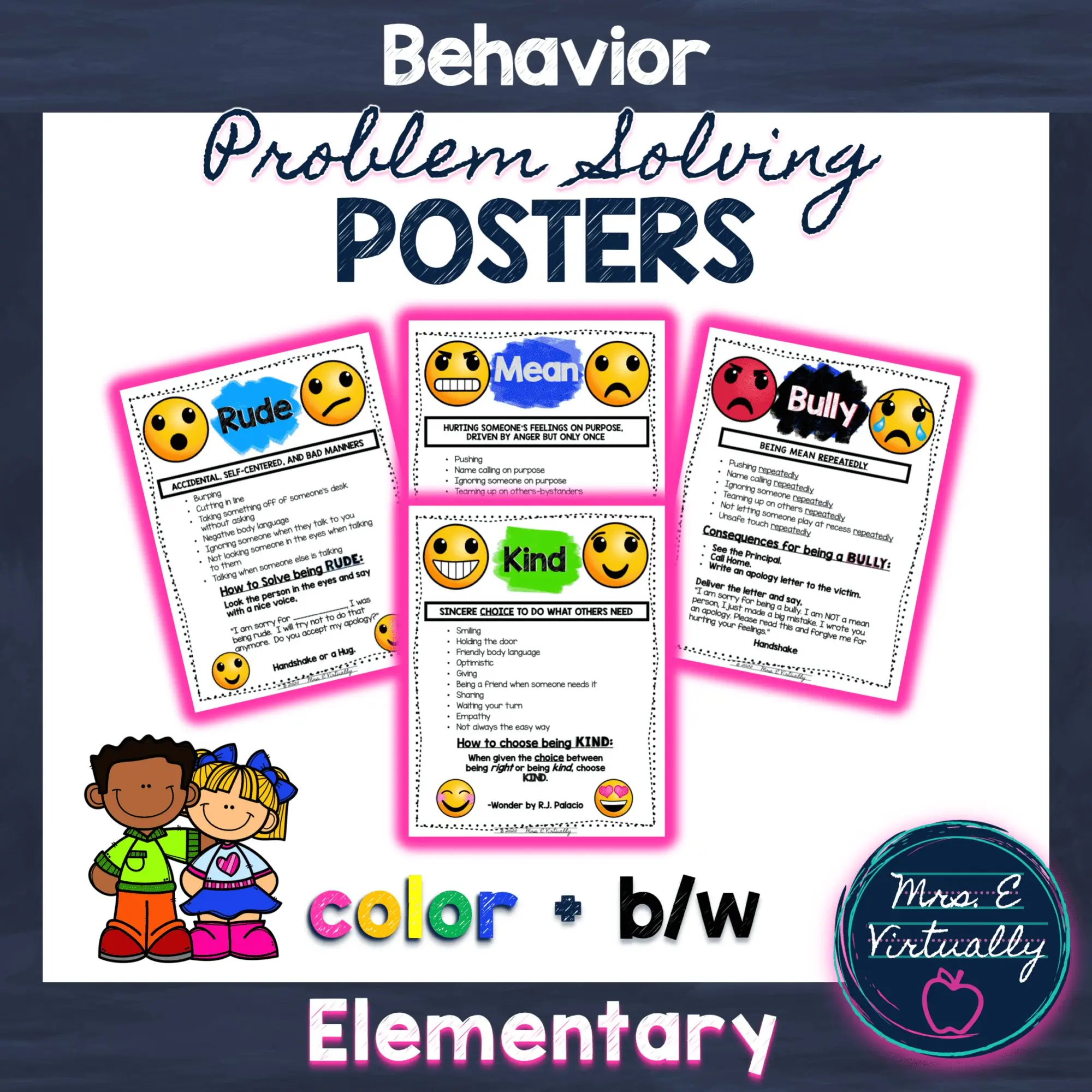 Strategies for Behavior Problems in the Classroom - Posters