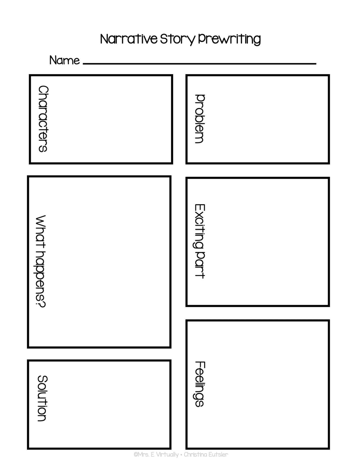 Writing Prompts for Narratives--Wide Rule Lined Paper - Image 4